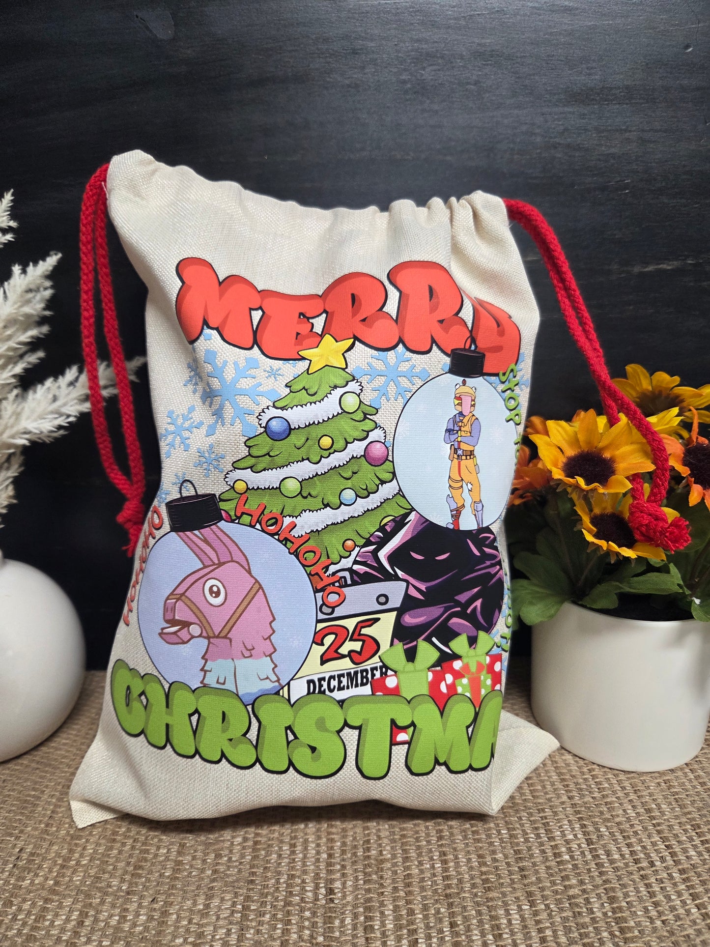 Gamer Inspired Santa sack