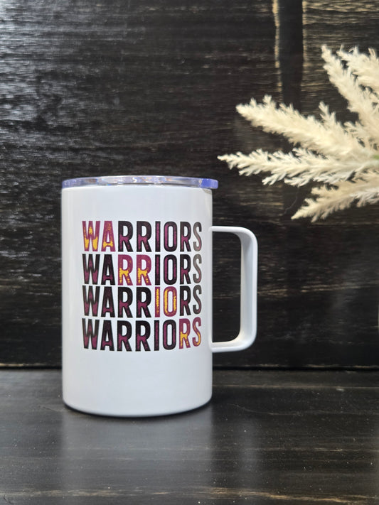 Warriors Stacked Design 15oz Coffee Mug
