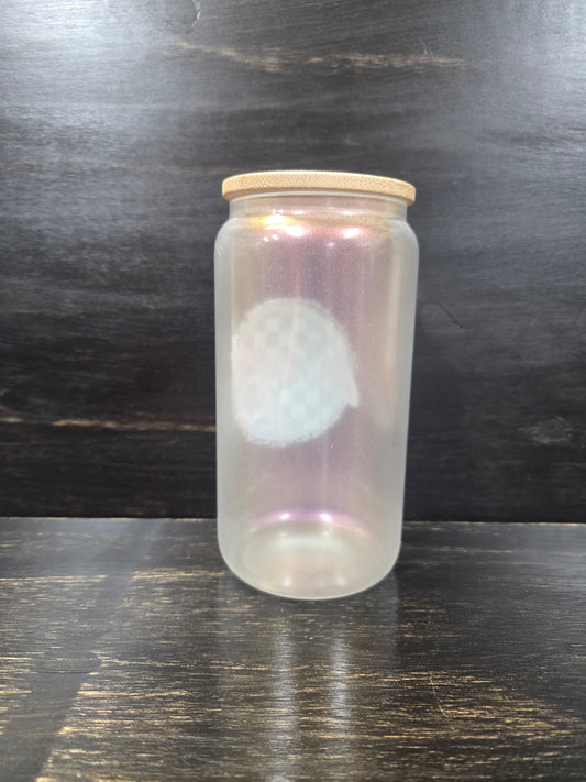 Callahan Warriors Frosted Glass Can – UV DTF Design