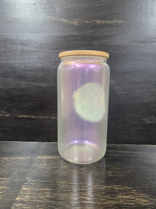 Callahan Warriors Frosted Glass Can – UV DTF Design