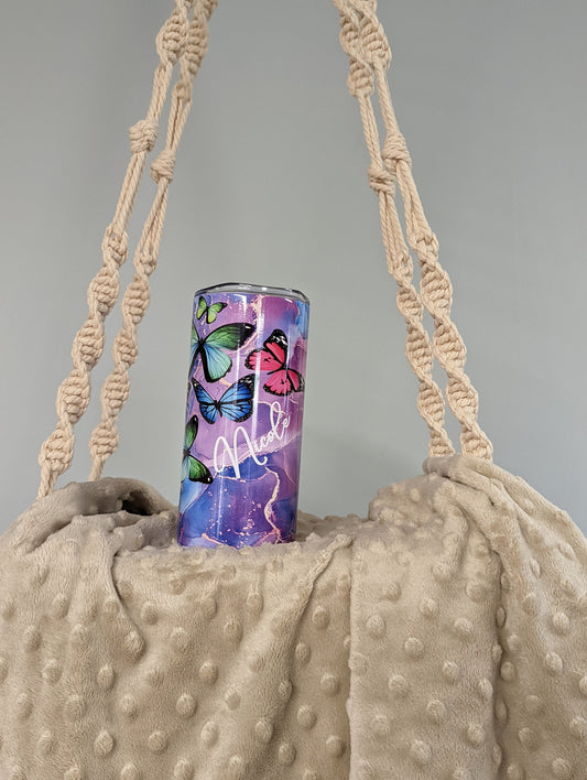 🦋 Colorful Butterfly 15oz Tumbler
