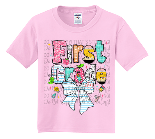 First Grade-Back to School Tee- Youth