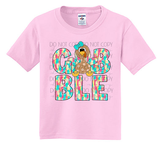 Youth “Gobble” Turkey Tee