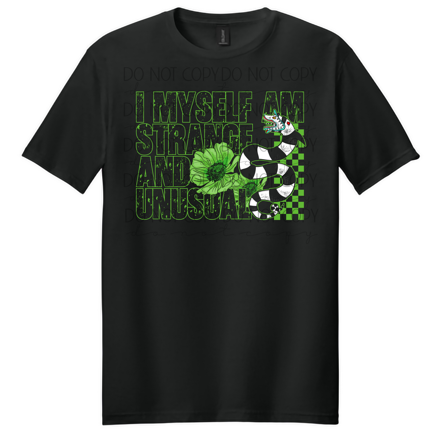 “I Myself Am Strange and Unusual” Graphic Tee 🖤