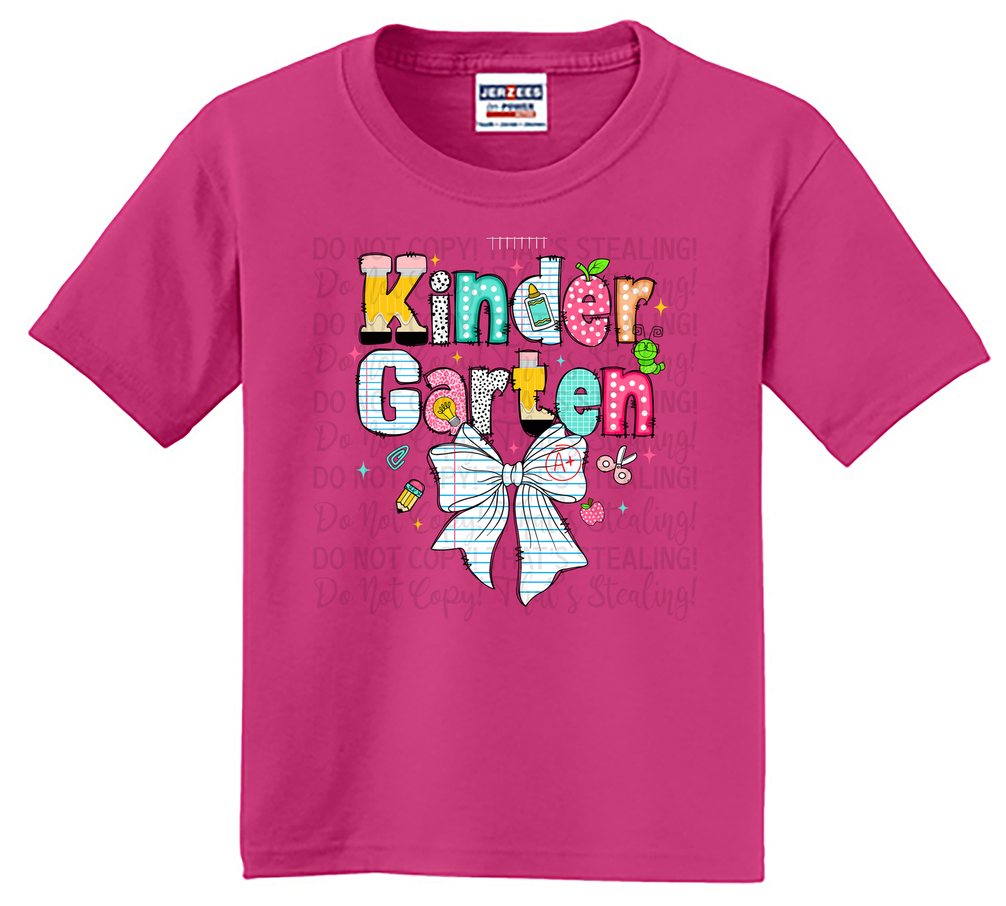 Kindergarten Back to School Tee- Youth