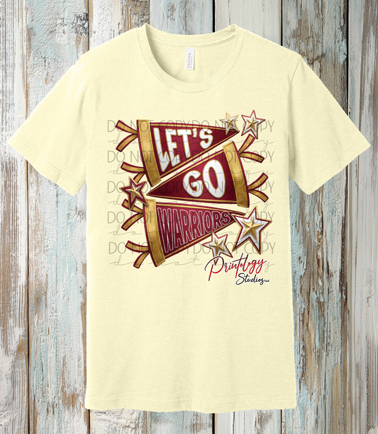 Let’s Go Warriors Spirit Tee
