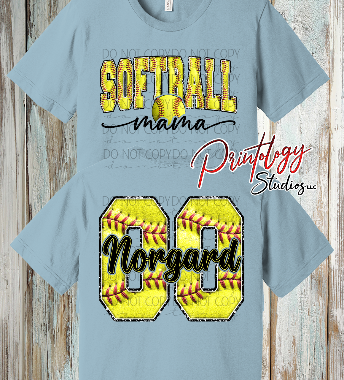 Custom Softball Mama Personalized Shirt