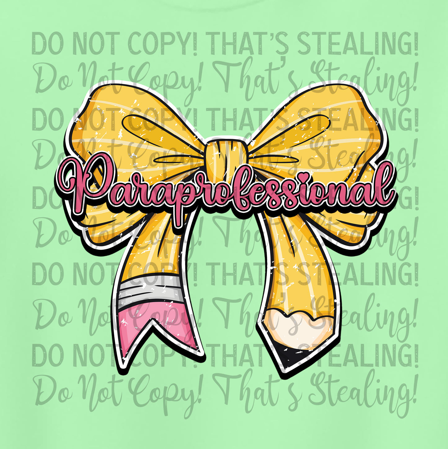 Paraprofessional Bow Tee