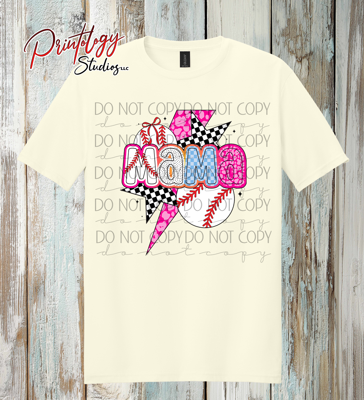 Retro Baseball Mama Shirt