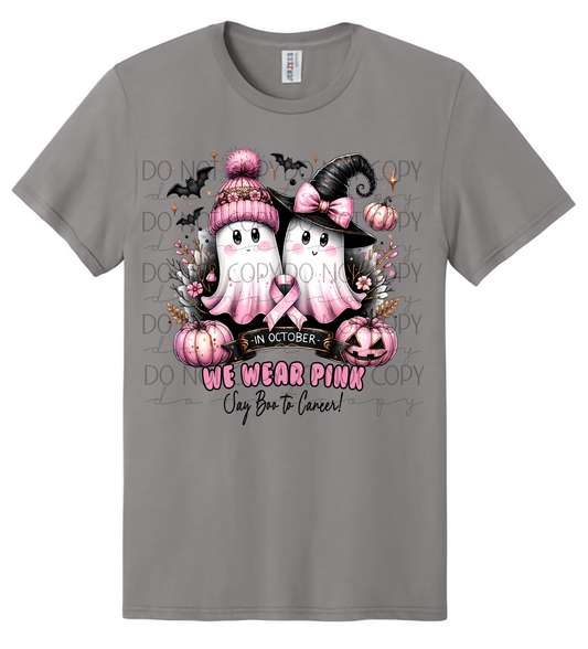 Pink Ribbon Ghosts Tee