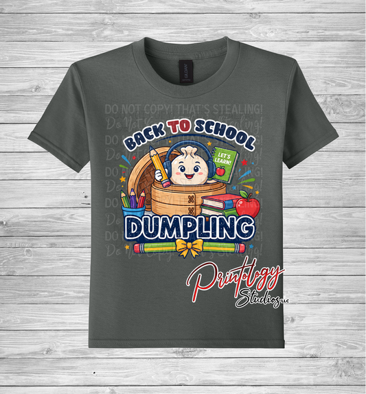 Youth Back To School Dumpling Shirt