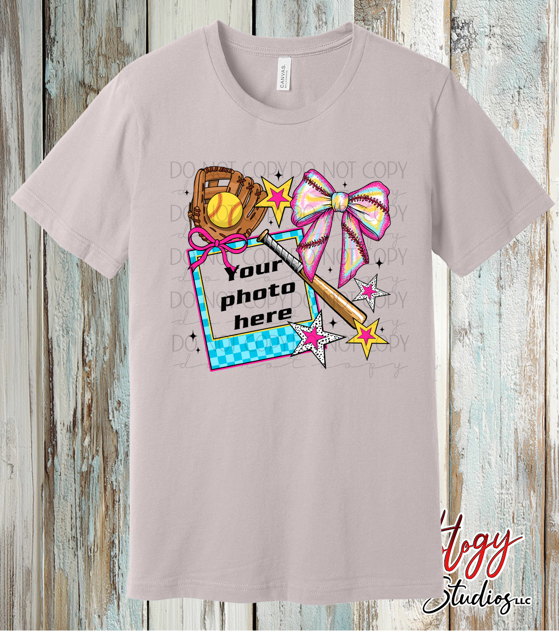 Custom Softball Photo Shirt – Personalized Softball Player Tee