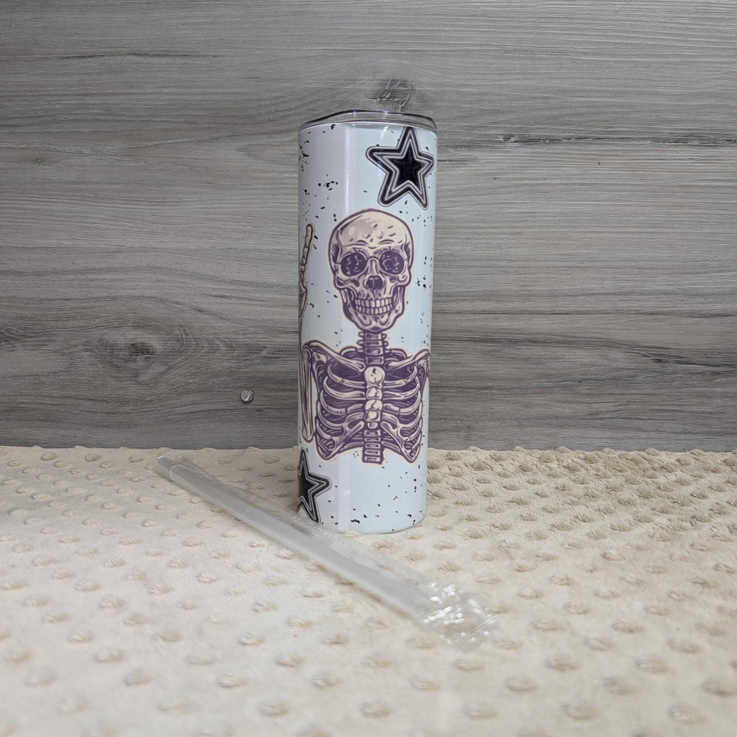 May The Bridges I Burn Light The Way Skeleton Tumbler