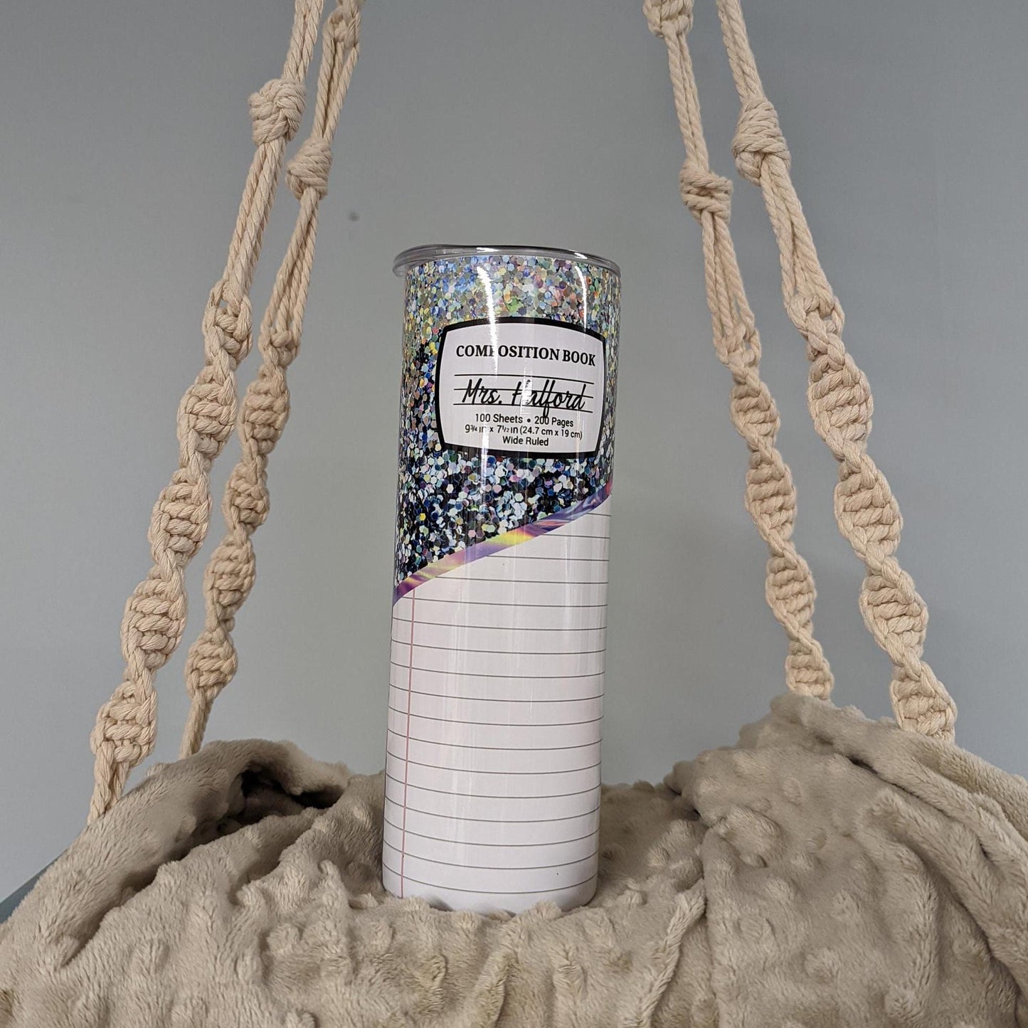 Teacher Composition & Paper Tumbler