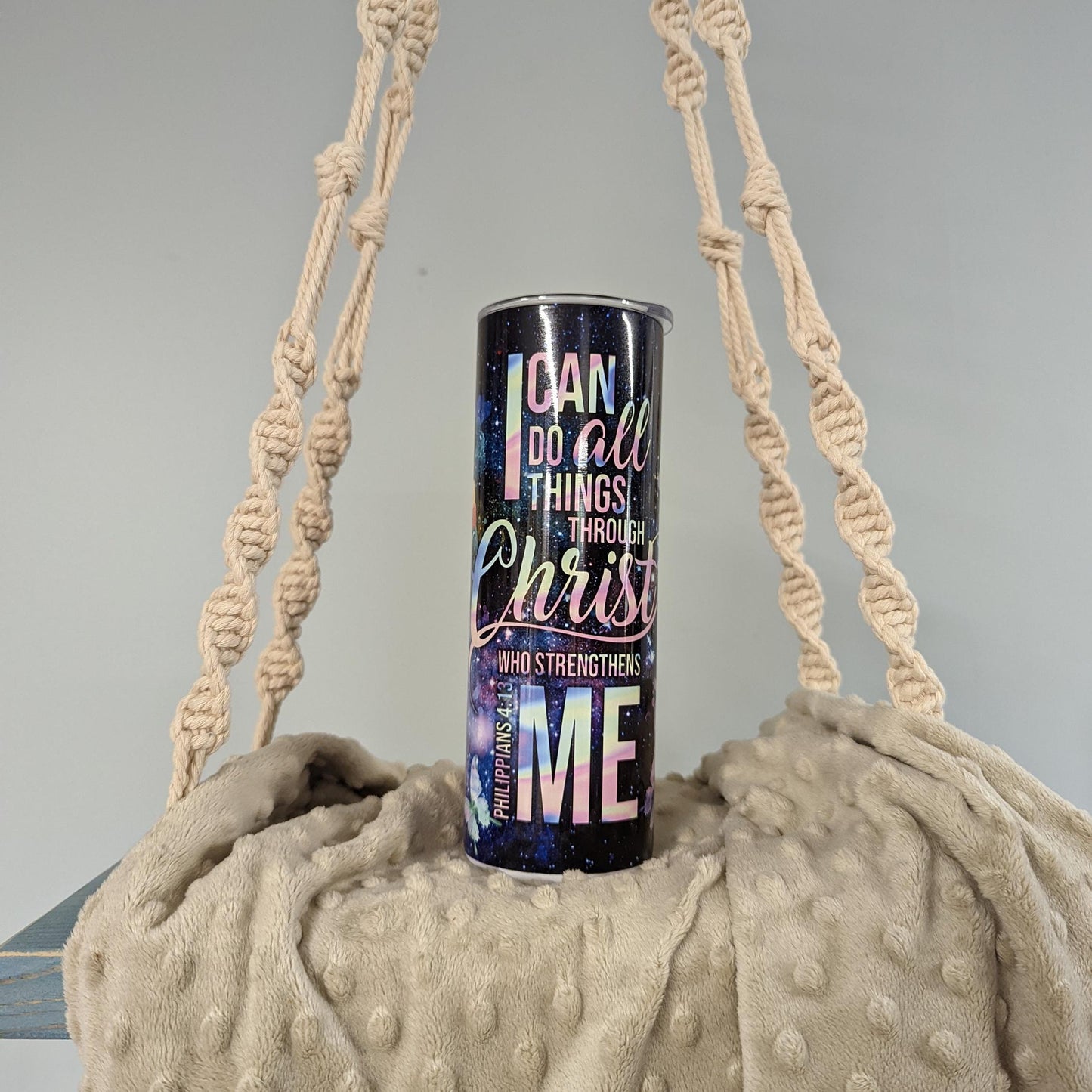 “I Can Do All Things Through Christ” Tumbler