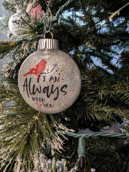 Handmade “I Am Always With You” Cardinal Ornament
