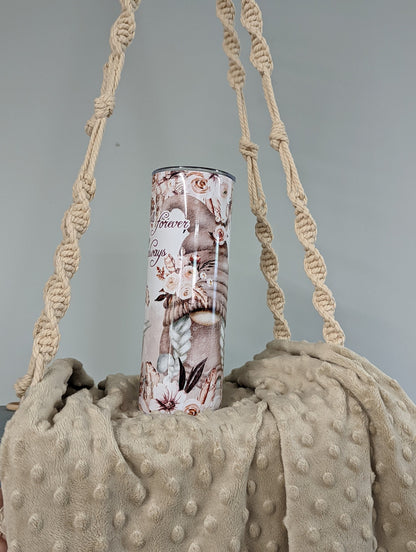 Boho Gnome 20oz Skinny Tumbler