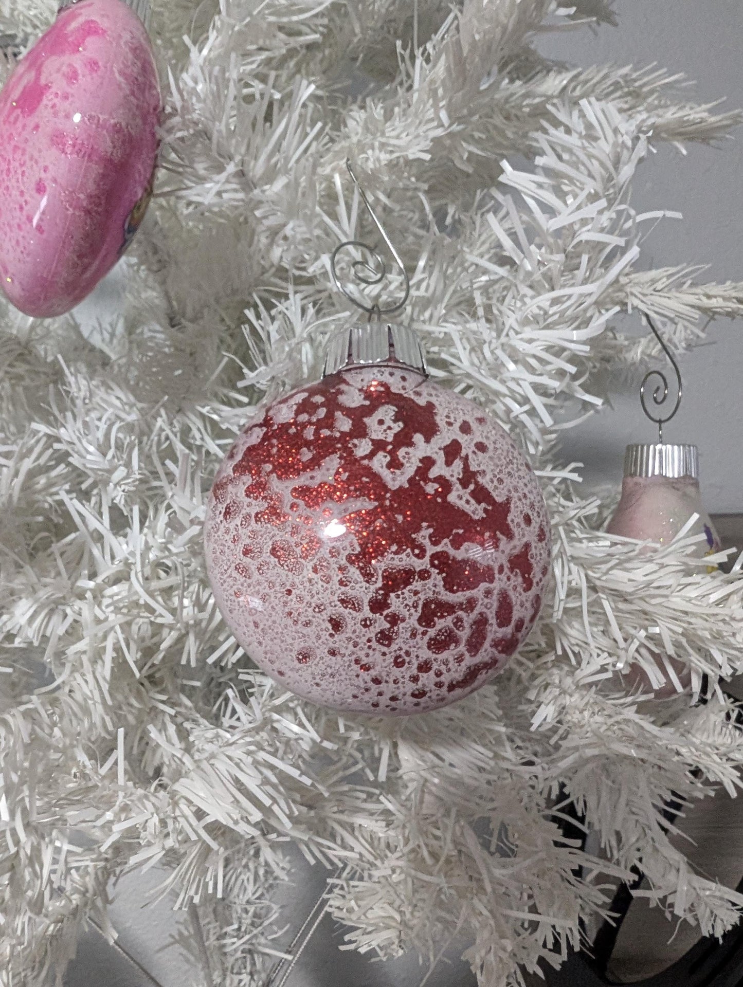 Santa Riding a Dinosaur Ornament | Handmade