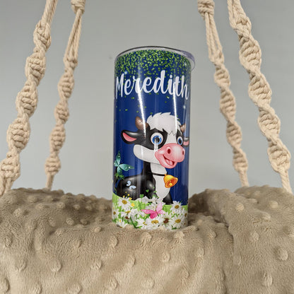 Personalized Cow 15oz Tumbler