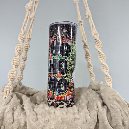 Buffalo Plaid Christmas Gnome Tumbler