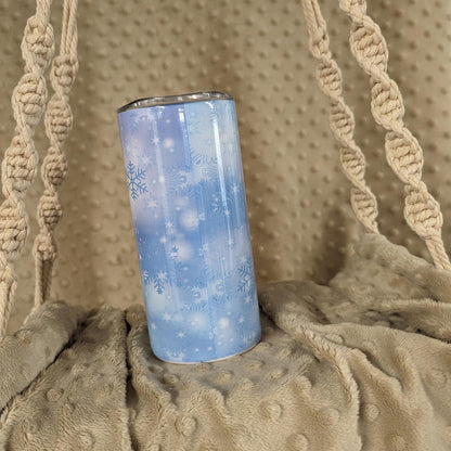 Personalized Snowman Face Tumbler