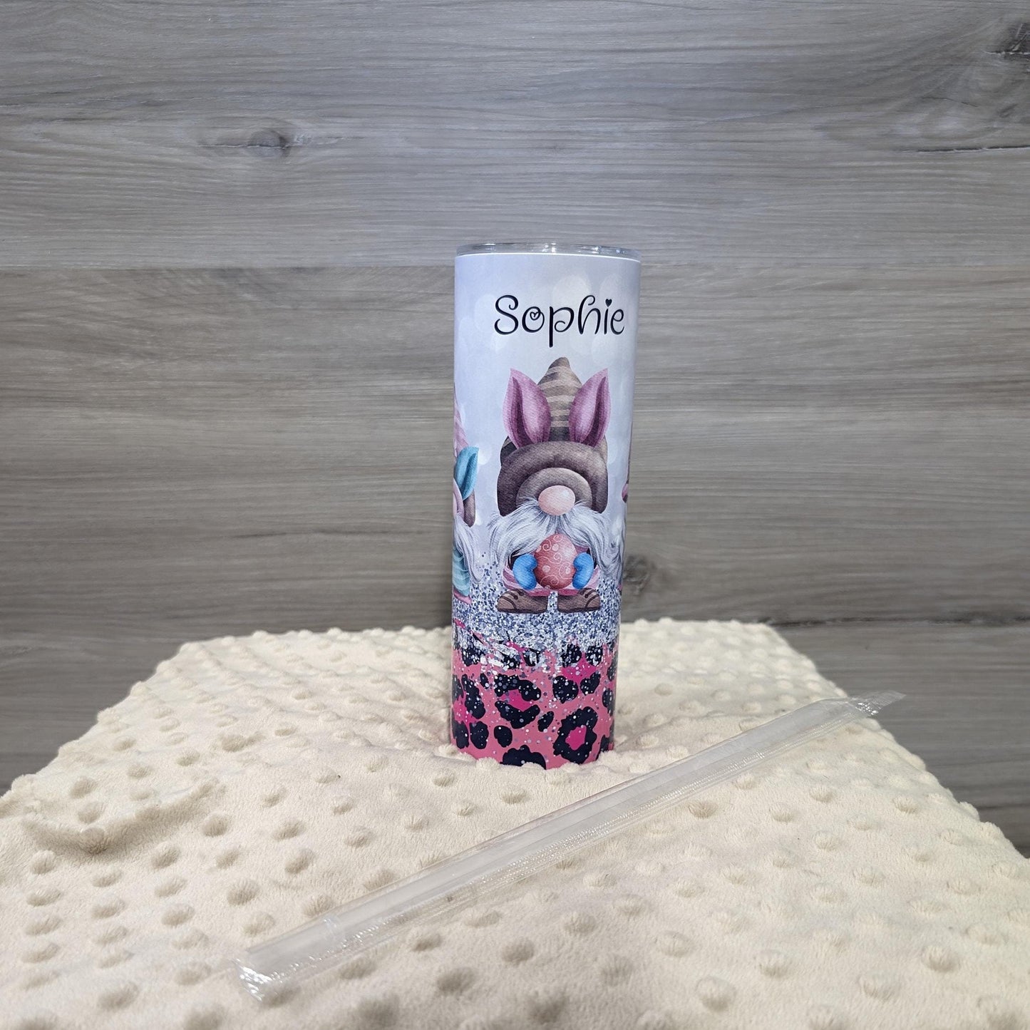 Personalized Easter Gnome Tumbler