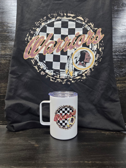 GLITTER Warriors Checkered Bundle – Shirt + 15oz Mug