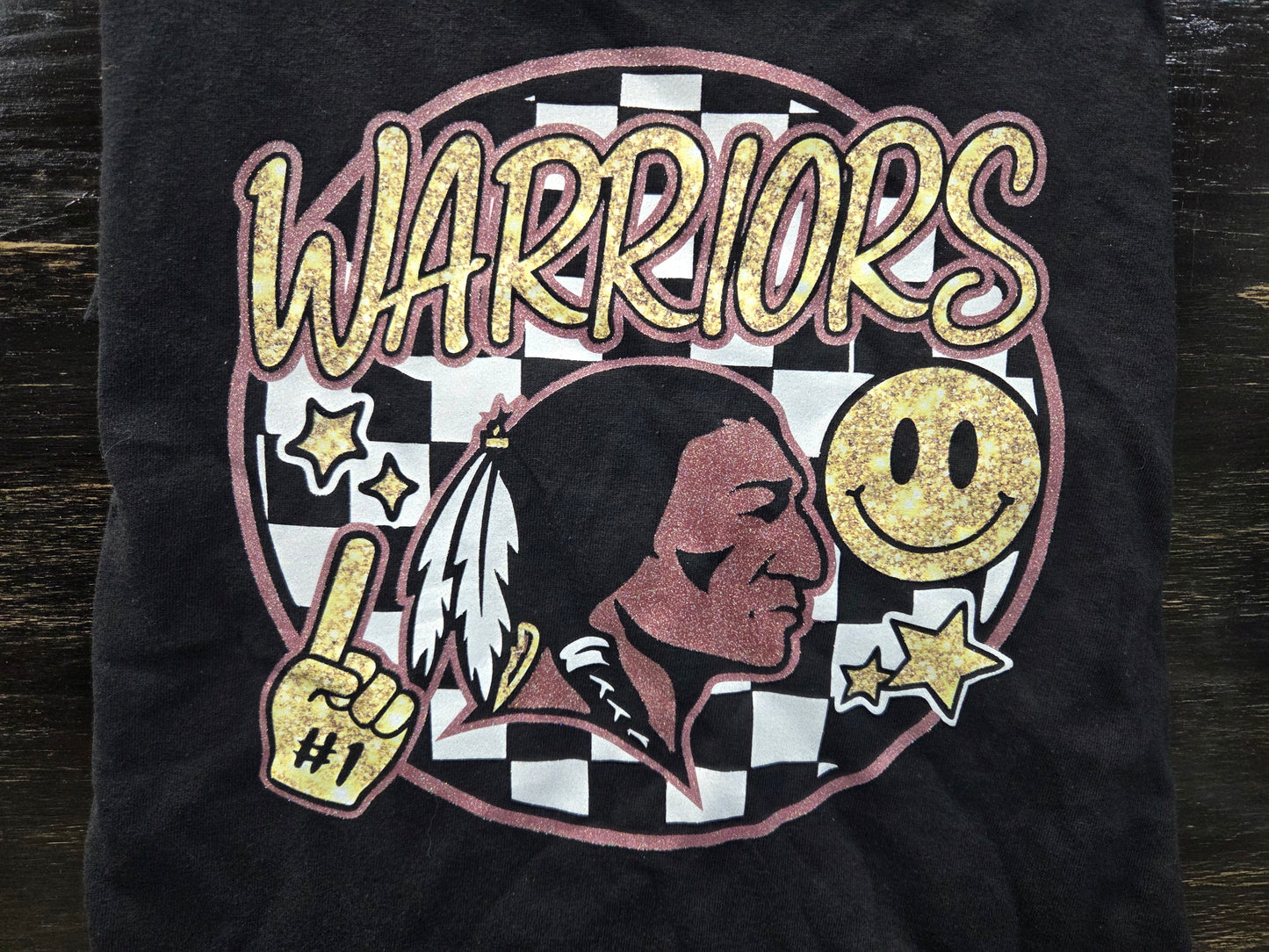 Warriors Glitter T-Shirt