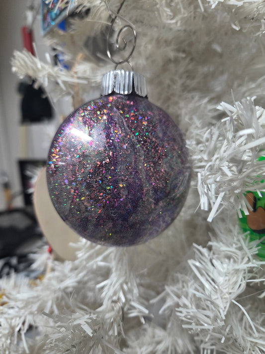 Handmade Glitter Unicorn Ornament