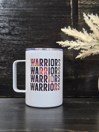Warriors Stacked Design 15oz Coffee Mug
