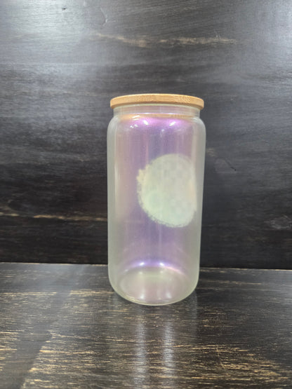 Callahan Warriors Frosted Glass Can – UV DTF Design