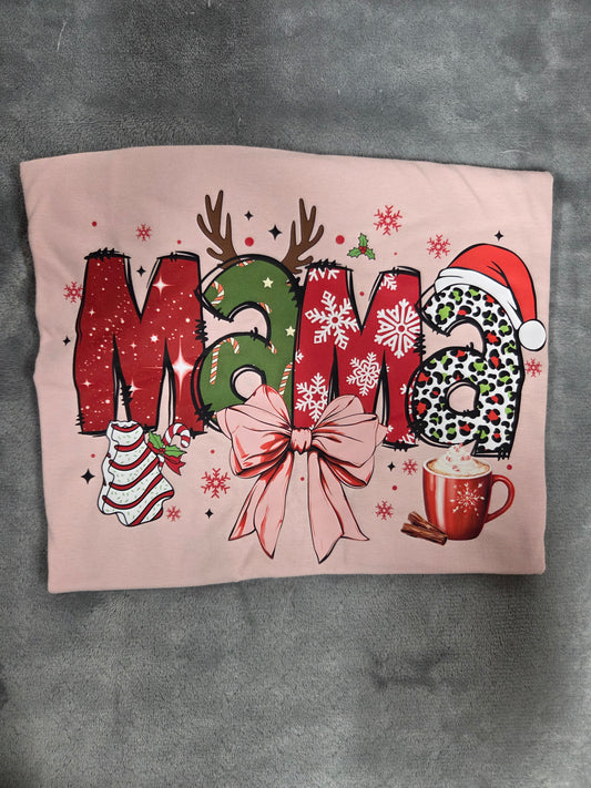 Christmas “Mama” Tee