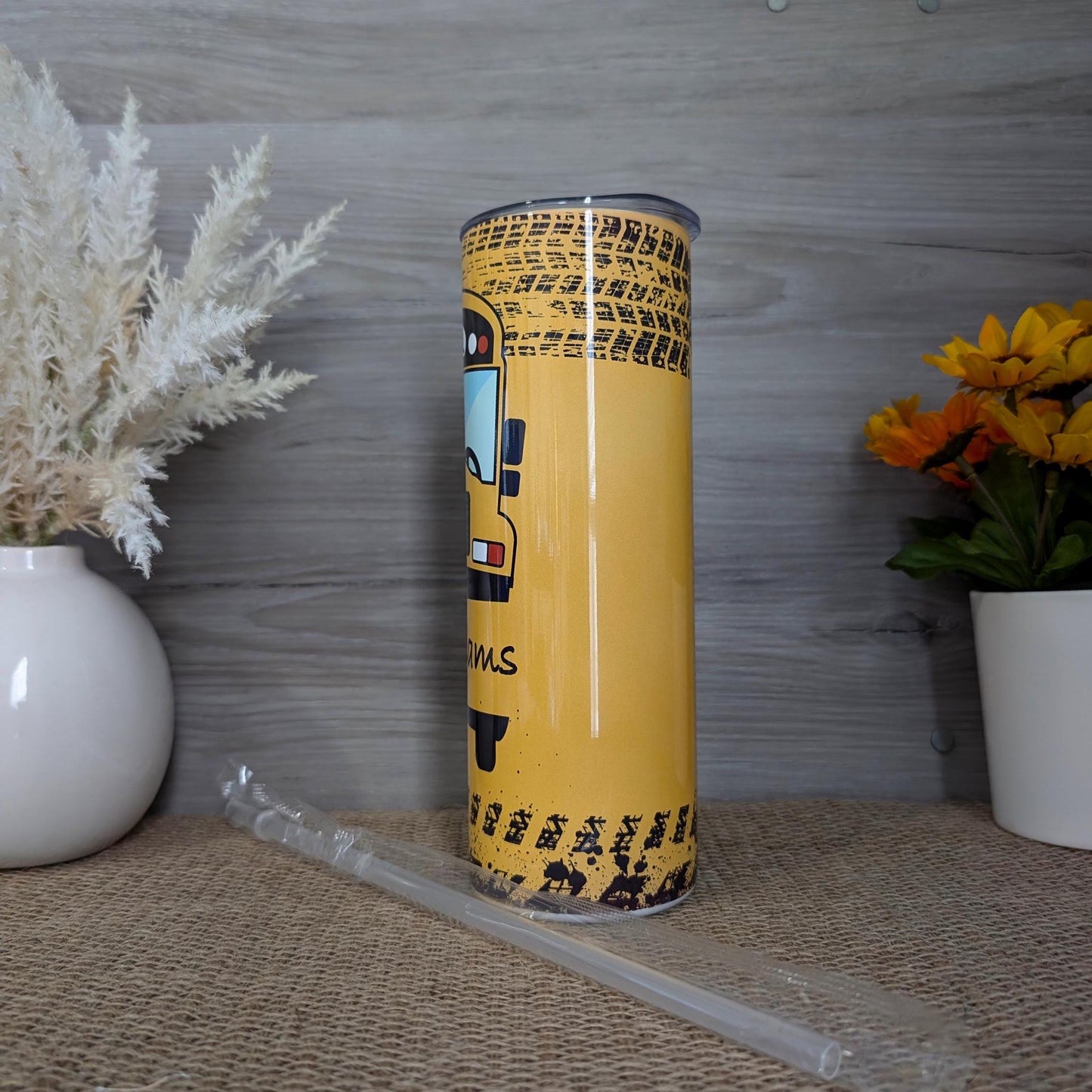 Personalized School Bus Tumbler