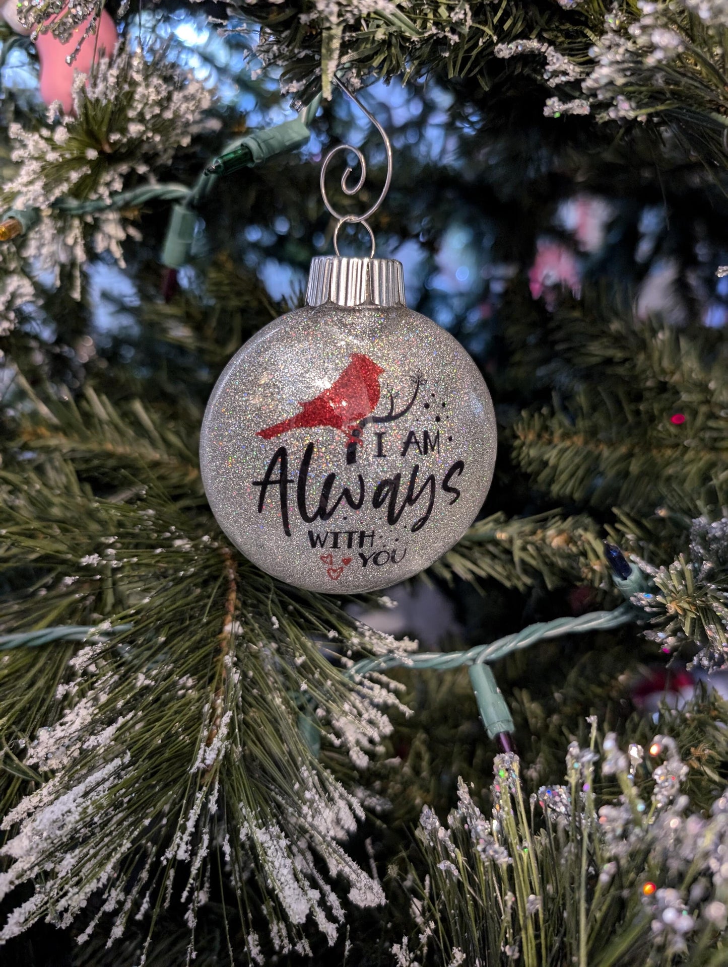 Handmade “I Am Always With You” Cardinal Ornament