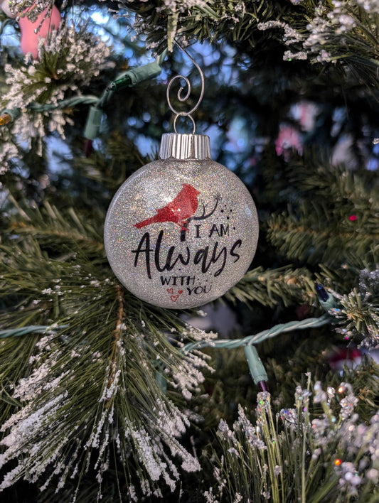 Handmade “I Am Always With You” Cardinal Ornament