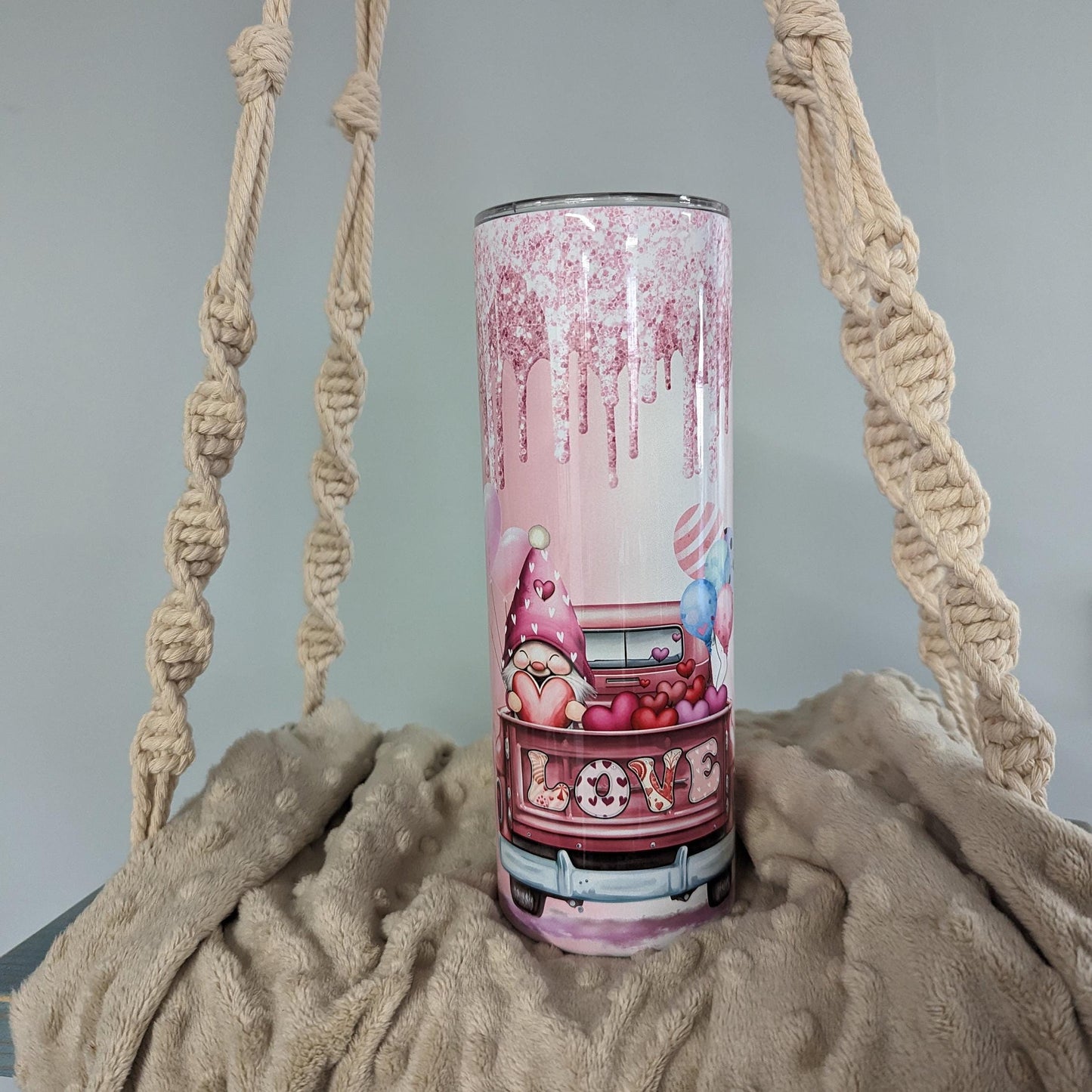 Valentine Gnome Love Tumbler