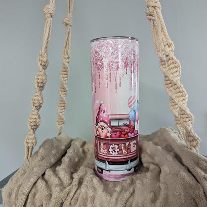 Valentine Gnome Love Tumbler