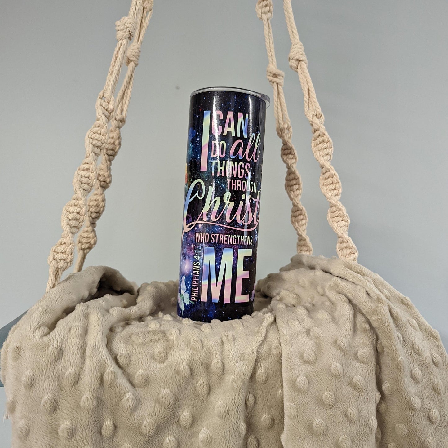 “I Can Do All Things Through Christ” Tumbler