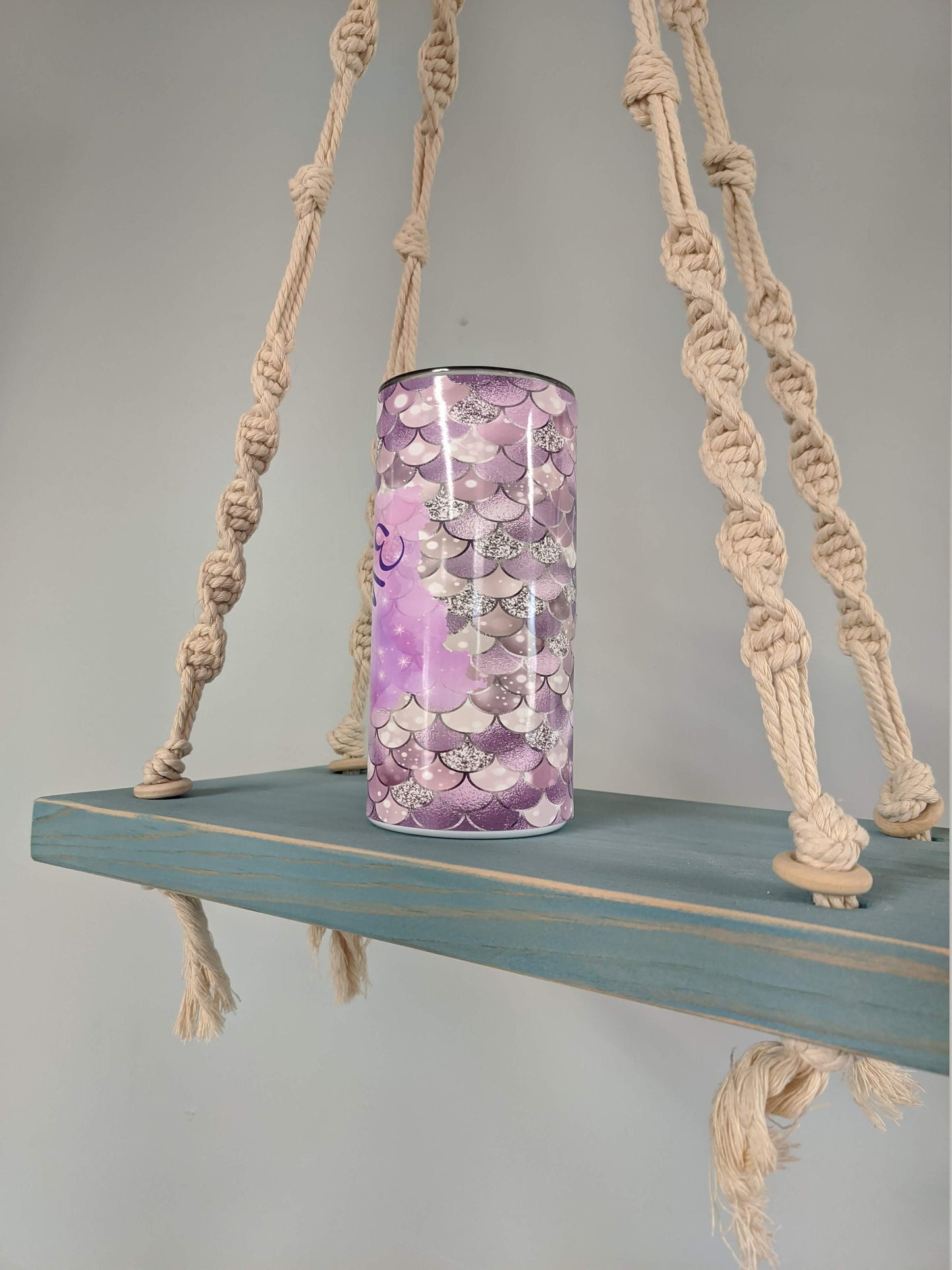 Personalized Mermaid Tumbler – 20oz Skinny Stainless Steel Cup