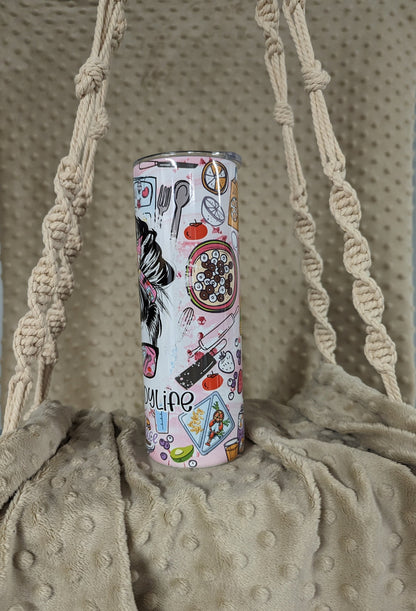 Personalized Lunch Lady Life Tumbler