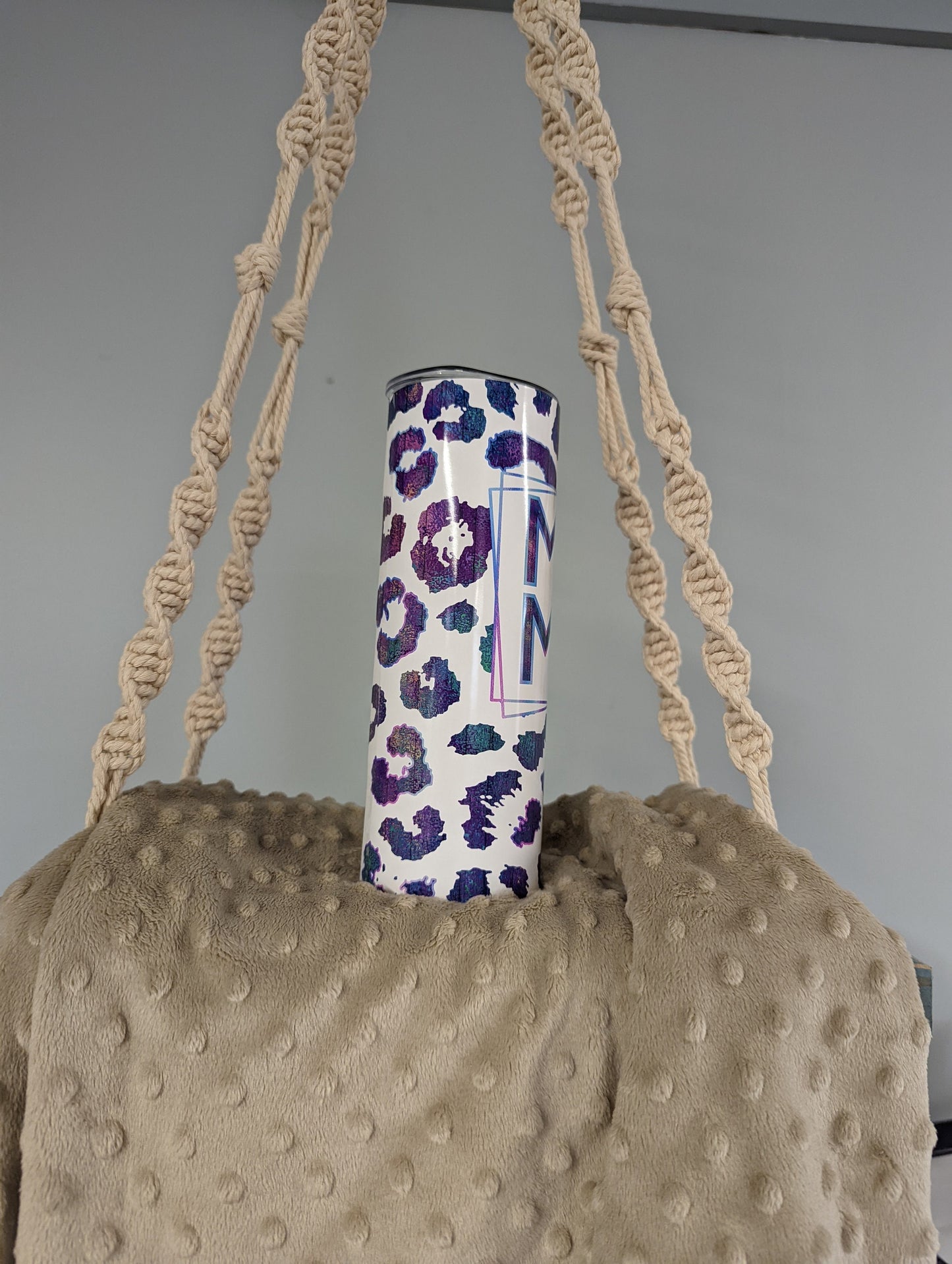 MAMA Leopard Print Tumbler