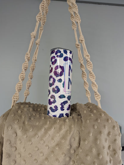 MAMA Leopard Print Tumbler