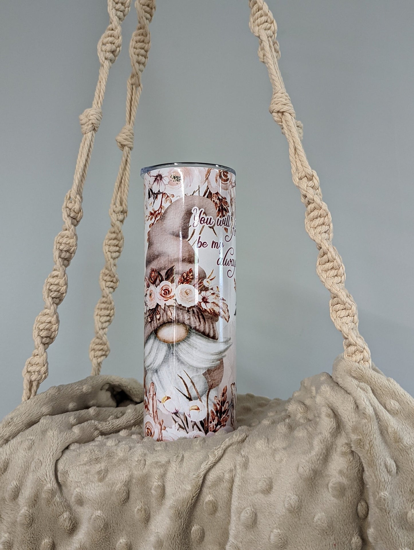 Boho Gnome 20oz Skinny Tumbler