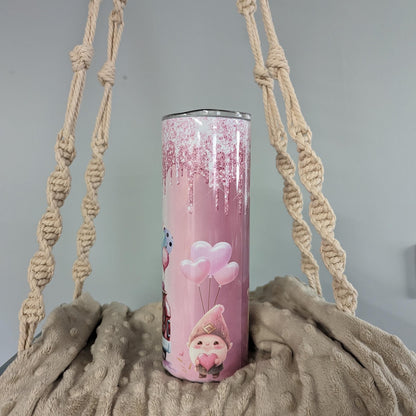 Valentine Gnome Love Tumbler