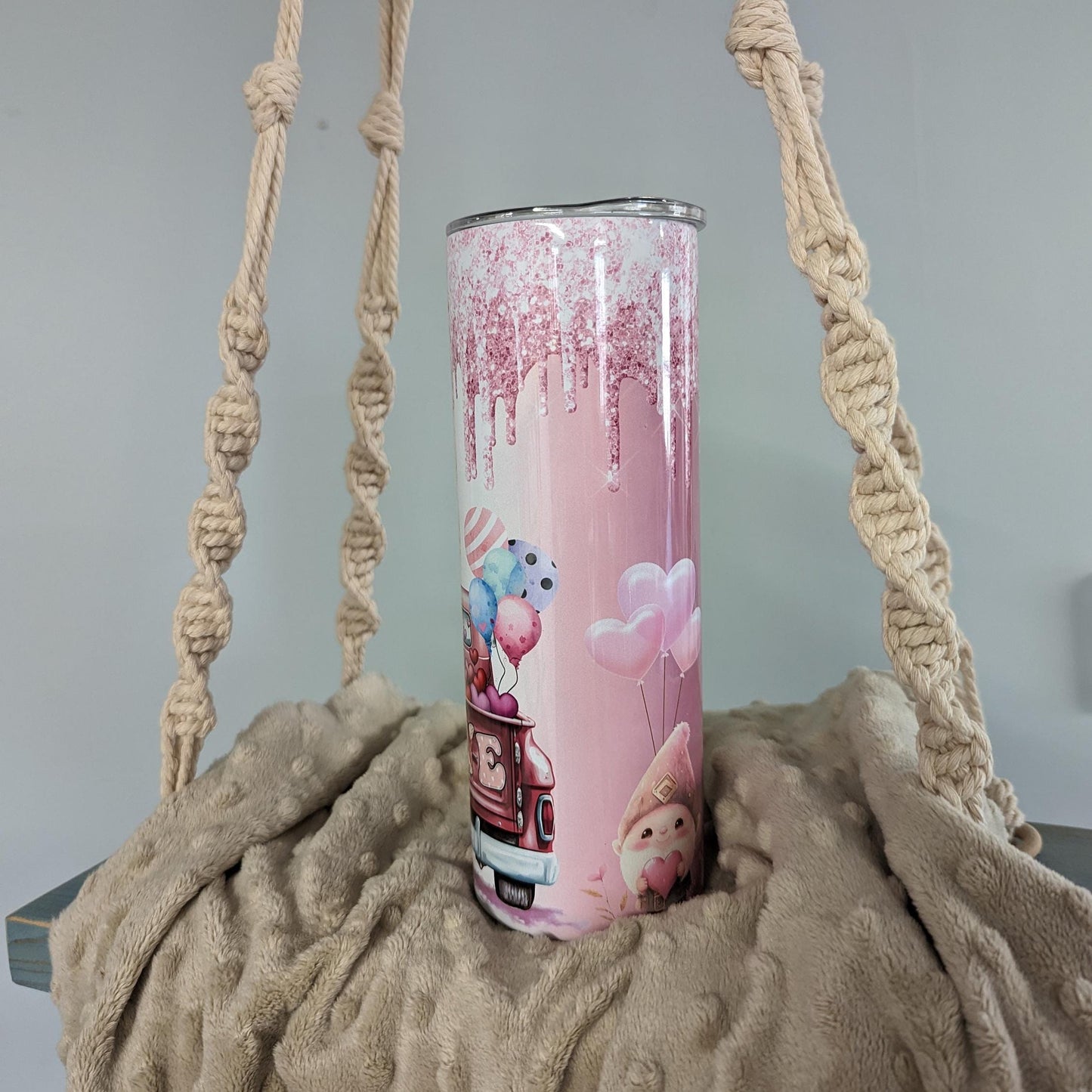 Valentine Gnome Love Tumbler