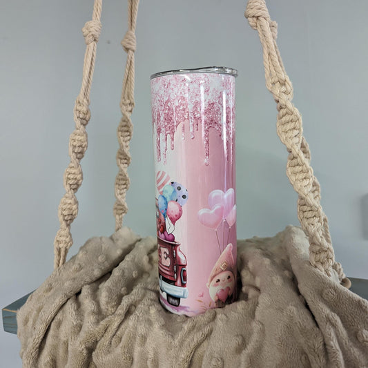 Valentine Gnome Love Tumbler