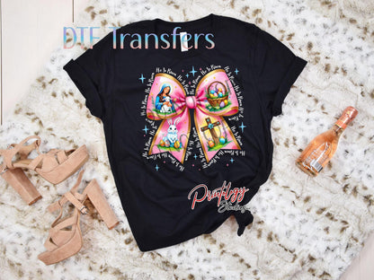 Coquette Bunny Ears DTF Transfer