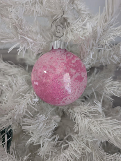 Santa Riding a Unicorn Ornament