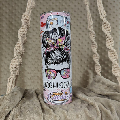 Personalized Lunch Lady Life Tumbler