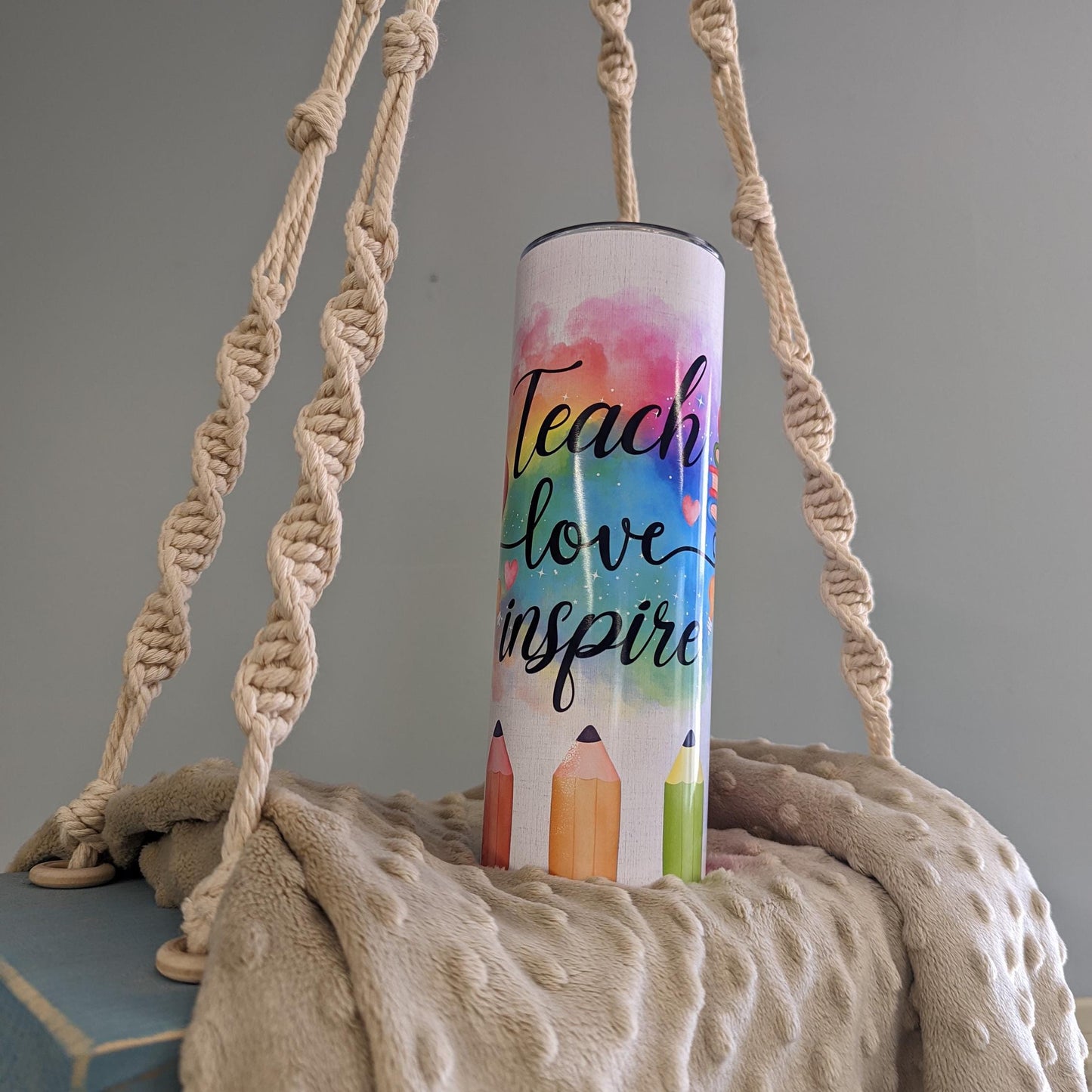 Teach • Love • Inspire 20oz Skinny Tumbler